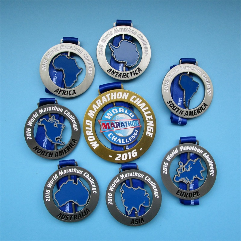 Médaille du défi du marathon mondial 2016