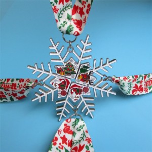 Médaille Médaille Médailles de combinaison de Noël en émail doux personnalisé