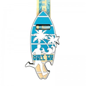 Médailles de la journée sportive Médailles commémoratives Médailles de sport et rubans pour courir