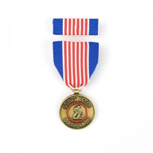 Médaille de logo de la compagnie d\'or et de l\'or sur mesure Médaille d\'honneur