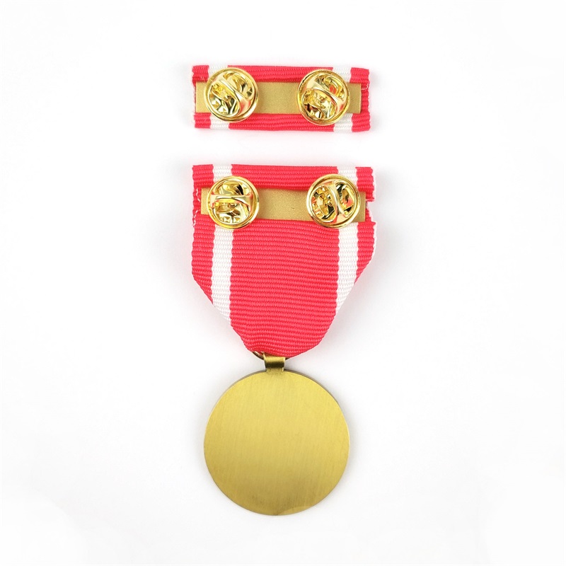 Médalla personnalisé Medallion Die Cast Metal Badge 3D Médailles d\'activité et médaille d\'honneur avec ruban