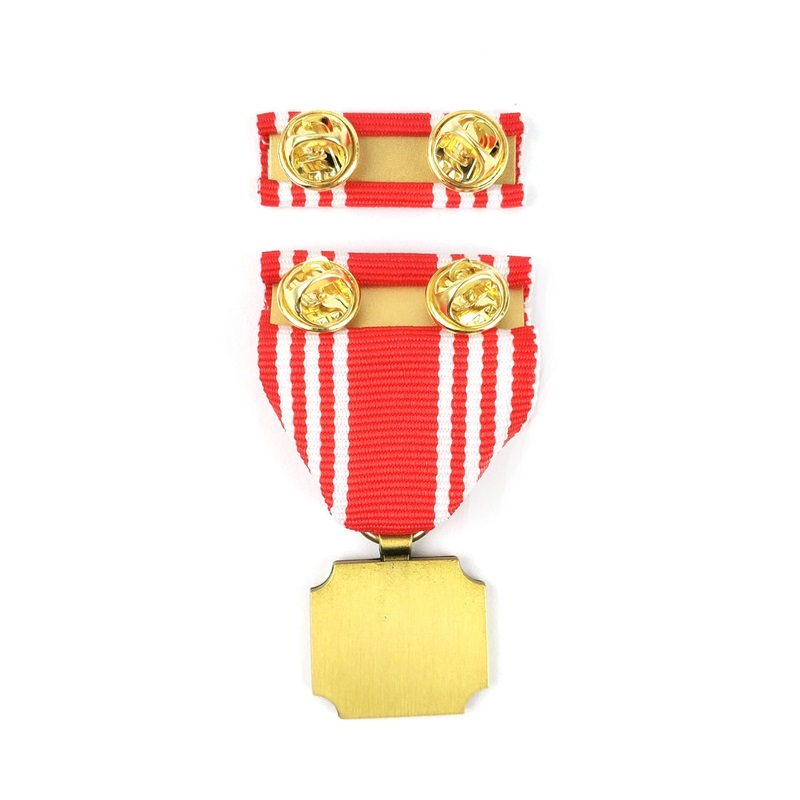 Médaillon d\'émail dur médaillon Die Badge en métal 3D Médailles d\'activité et récompense les médailles d\'honneur avec un ruban court