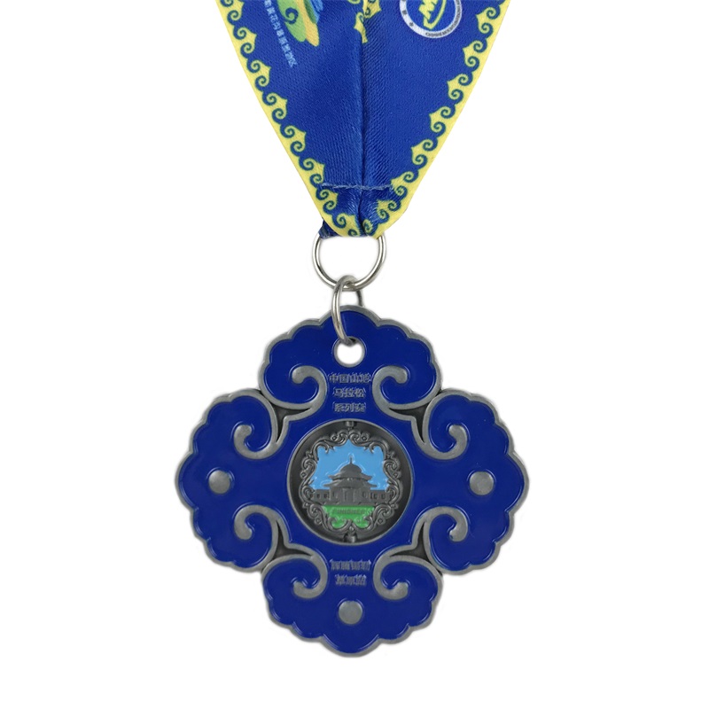 Médaille de course métallique personnalisée en excellente qualité pour les médaillons en émail doux de Marathon Sport Soft