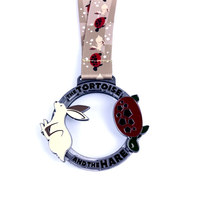 Médaille de course de championnat de sublimation personnalisée Metal Crow