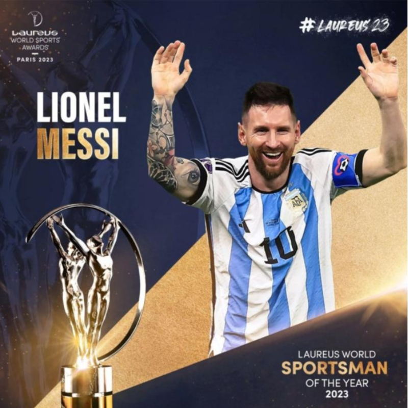 Lionel Messi remporte un autre prix Lawrence